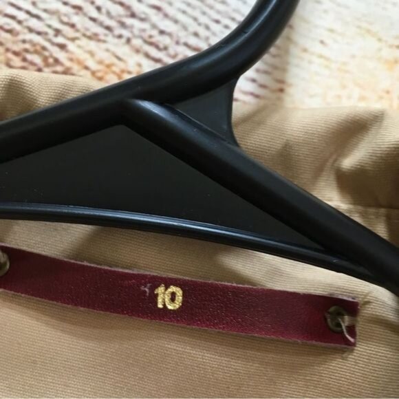 VINTAGE ÉTIENNE AIGNER EQUESTRIAN MAXI TRENCH COAT IN TAN - Picture 14 of 16